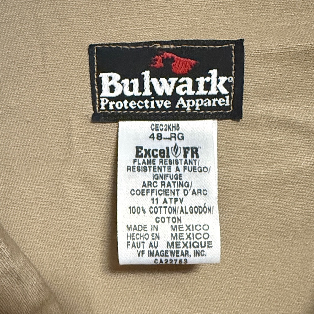 Bulwark Men's Flame Resistant Apparel - Tan